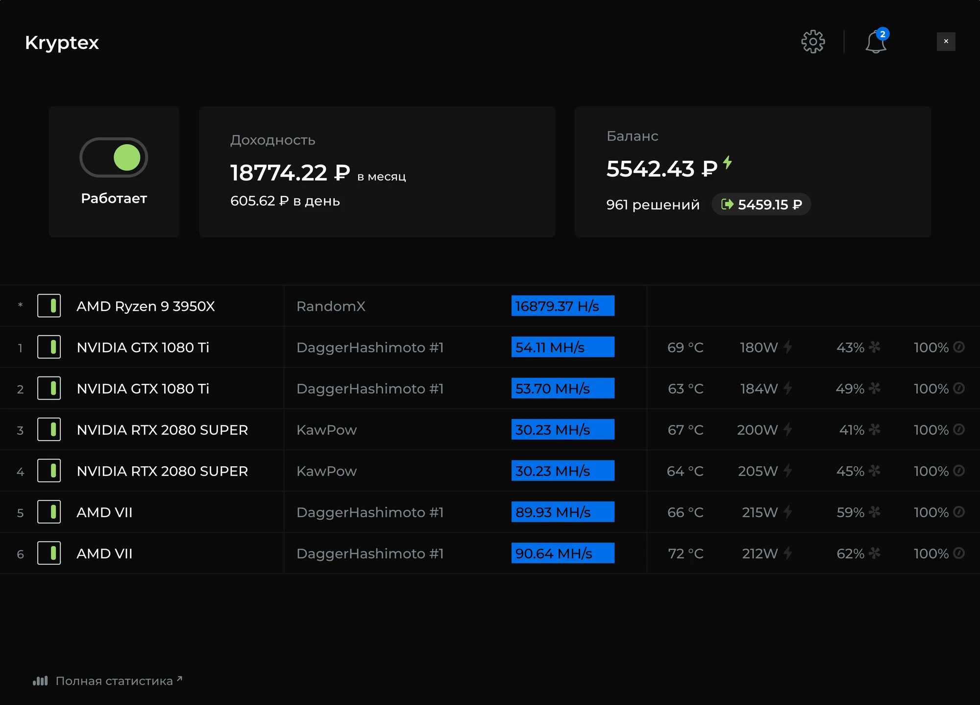 Kryptex Pro is a serious tool