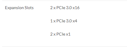 PCI-E specs