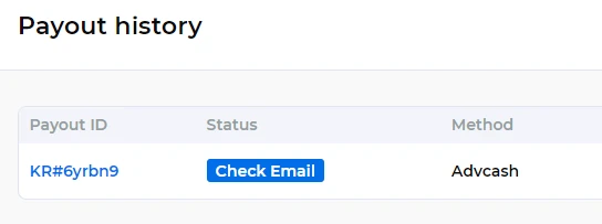 Request the email again