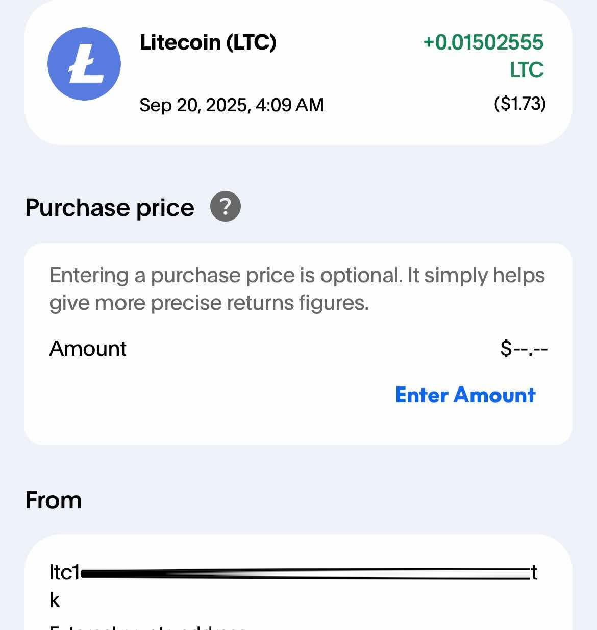 PayPal. Deposit Received