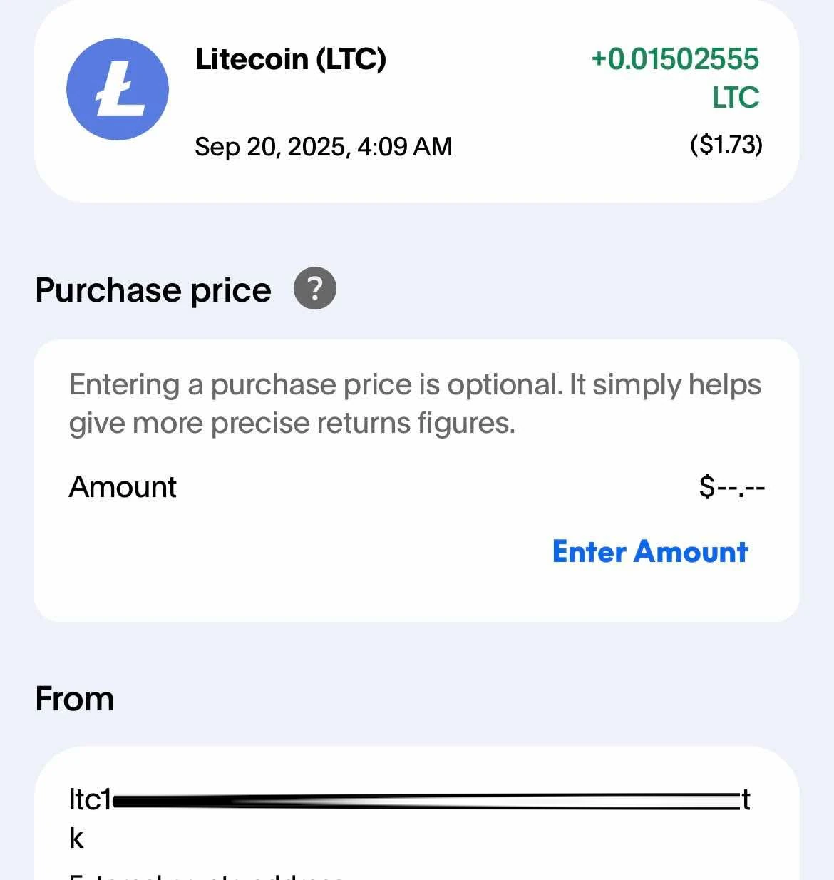 PayPal. Deposit Received