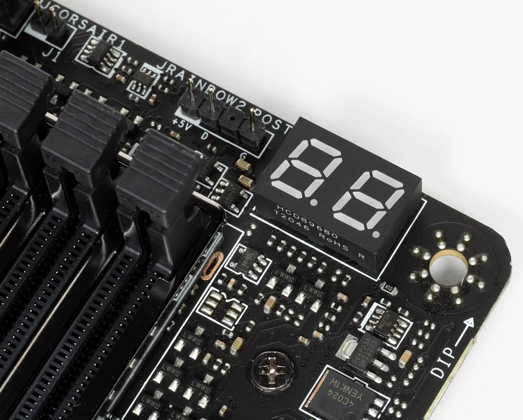 Motherboard with a POST Code Indicato