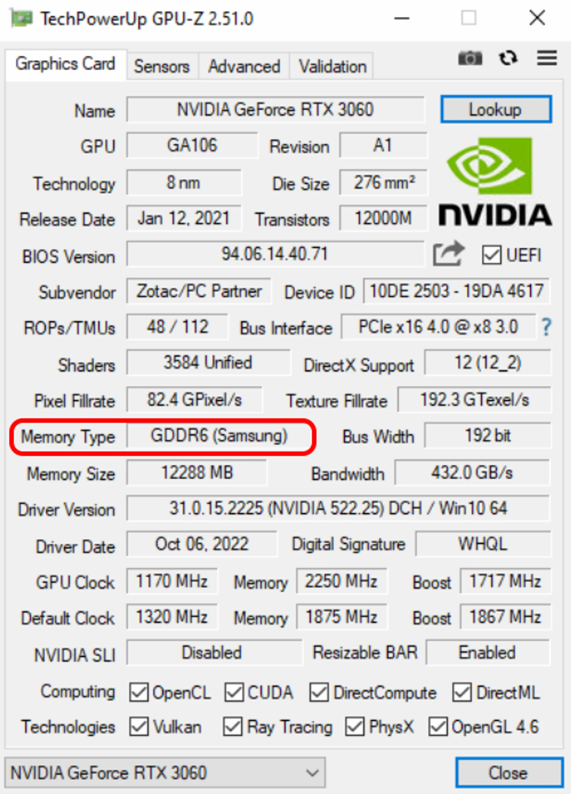 Take a look at the memory manufacturer in GPU-Z